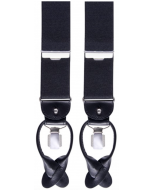 Zwarte bretels van het merk Profuomo PP1L00001A 