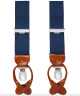 Blauwe bretels van het merk Profuomo